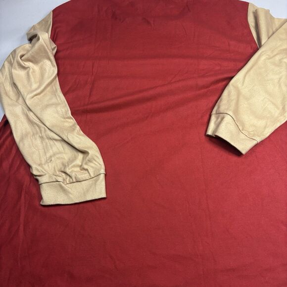 San Francisco 49ers Long Sleeve Holiday Shirt Size XL NFL Team Apparel Ugly Xmas - Picture 4 of 8